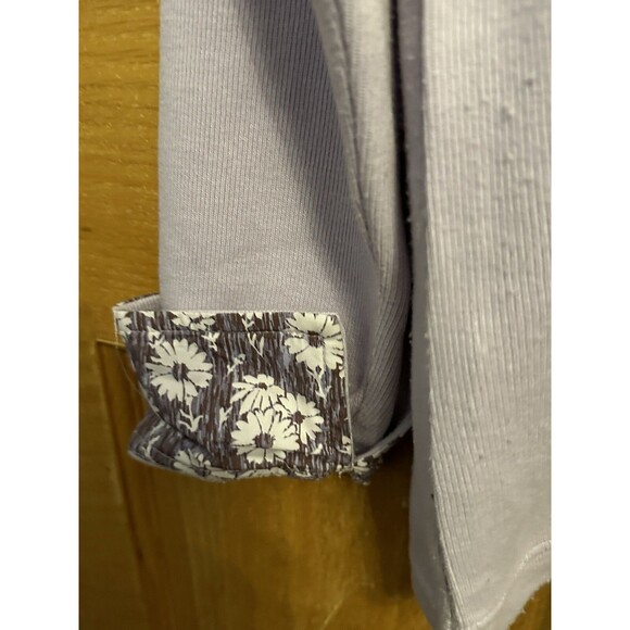 ORVIS Womens 1/4 Zip Pullover Flip Cuff Ribbed Sweater (Lilac, Medium) EUC - Picture 2 of 10